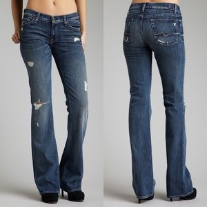 7 For All Mankind 28X36 Organic Cotton Boot! NWT